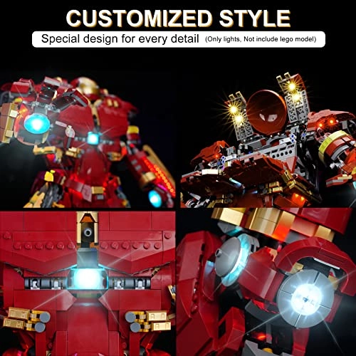 LED Light Kit for LEGO The Battle of Wakanda 76247