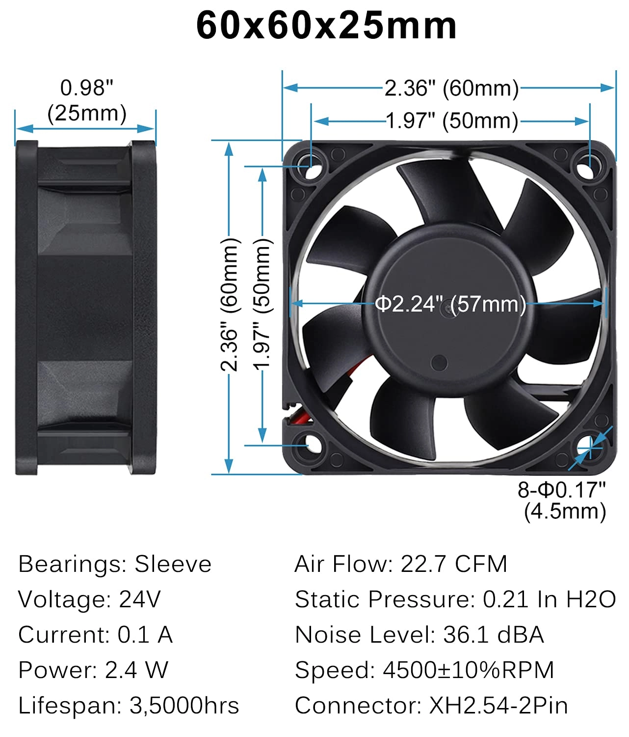 Cooling Fan - 60mm