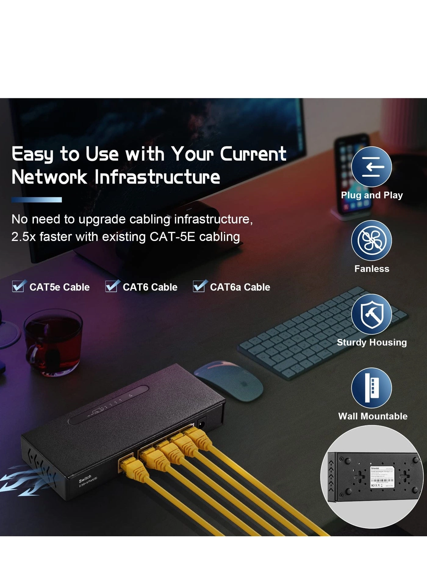 Ethernet Switch 5-ports