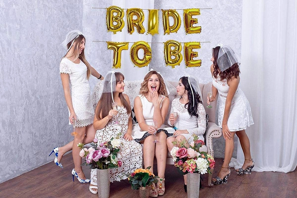 Bride To Be Letter Balloon - Pack of 9 Party Decoration