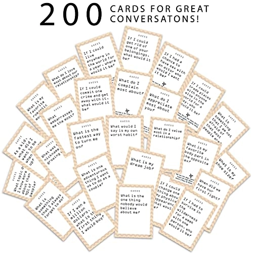 Best Couple Card Game - English Adult 200 cards