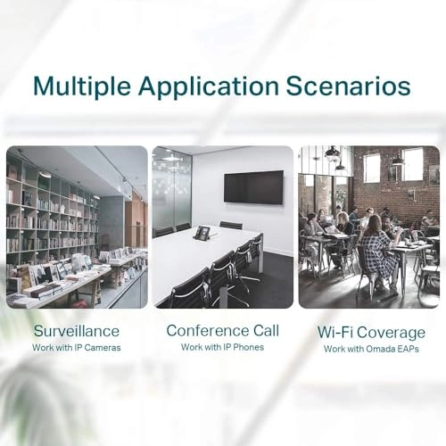 TL-SG1005LP - 53.5 Volts 40W 5-port 802.3af/at 1000 Megabits Per Second