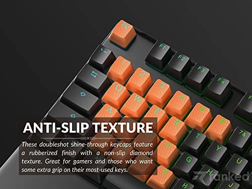 Rubber Keycap Set - OEM Profile Pistachio 23 Keys