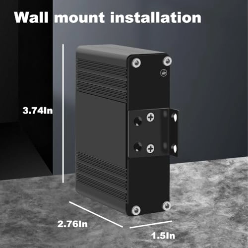 Passive 24V 5-port PoE Switch 5-ports