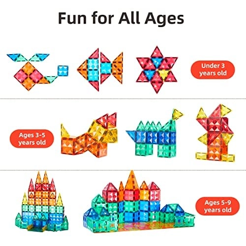 Magnetic Tiles - 100 pcs