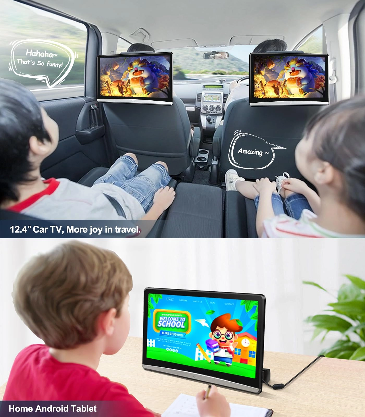 Headrest Monitor - 12.4 inch