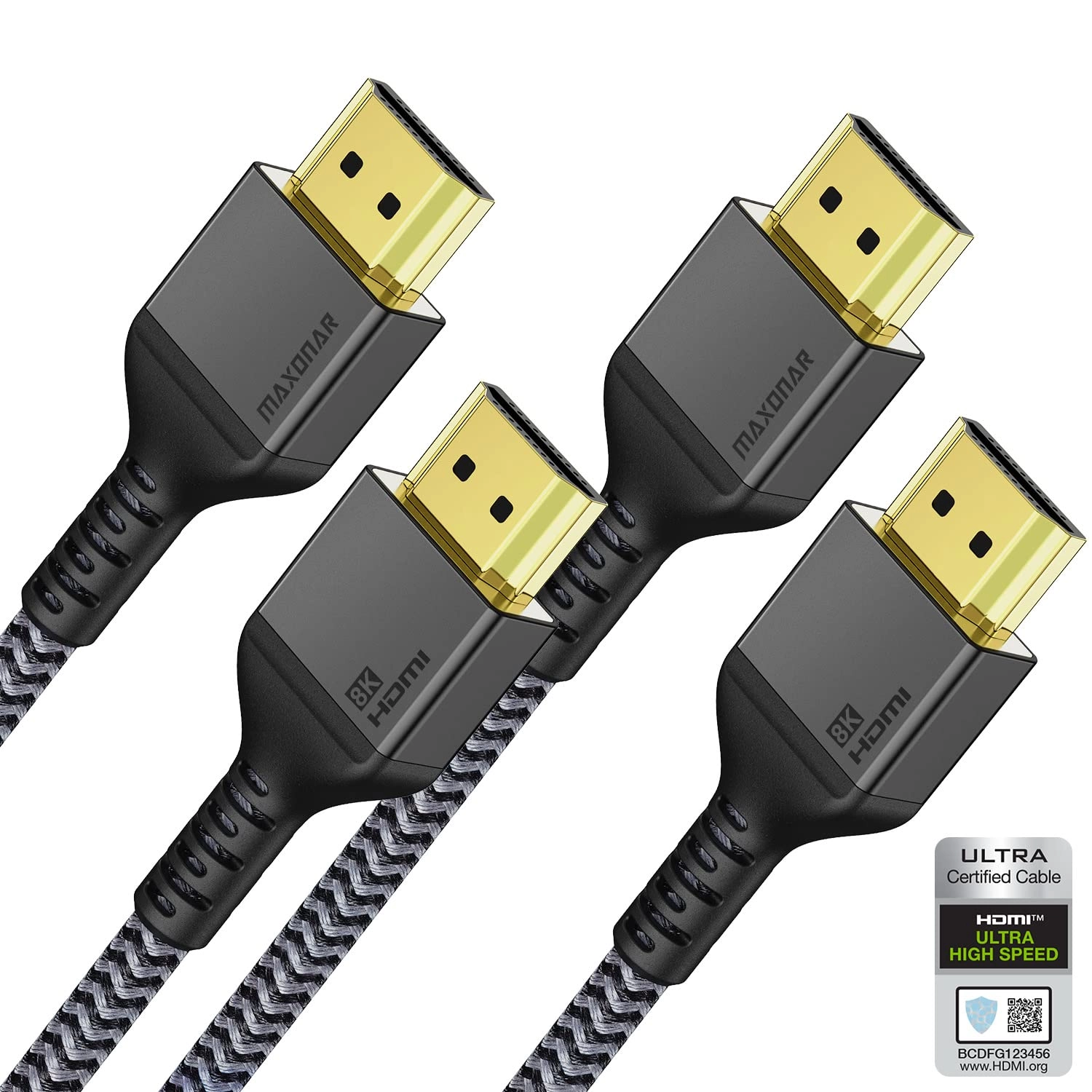 maxonar 8K HDMI Cable - 1m Pack