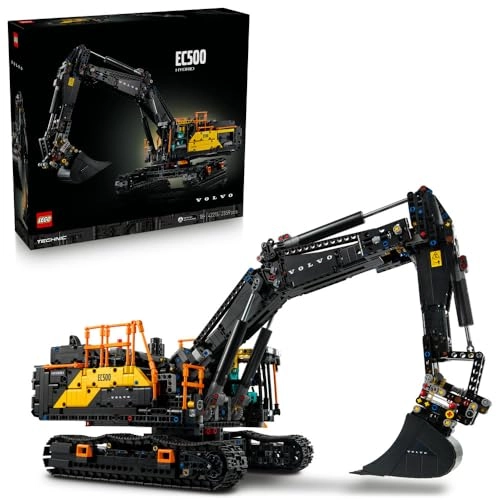Technic Volvo EC500 Hybrid Excavator (42215) - Motorised Battery-powered Motor