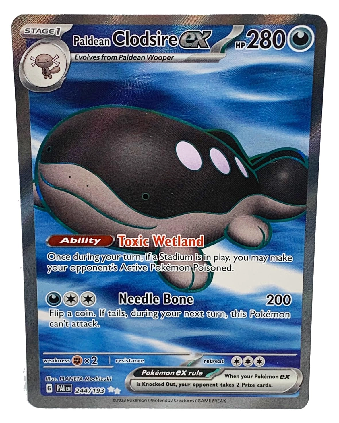 Pokémon Paldean Clodsire ex 244/193 - Paldea Evolved