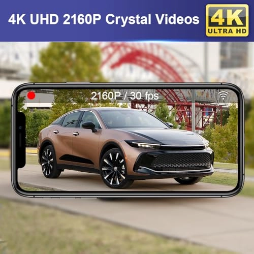 4K Front Only 2160P for Toyota Crown 2023 2024 2025