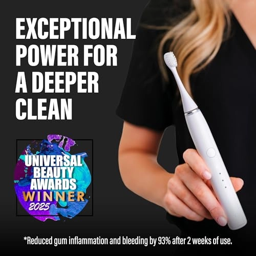 Sonic Electric Toothbrush - White 70-Day Battery Life