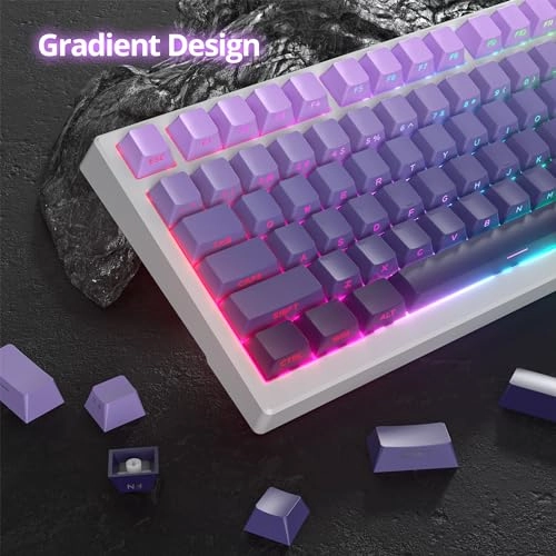 142 Key Cherry Profile Keycap Set - PBT Translucent Characters