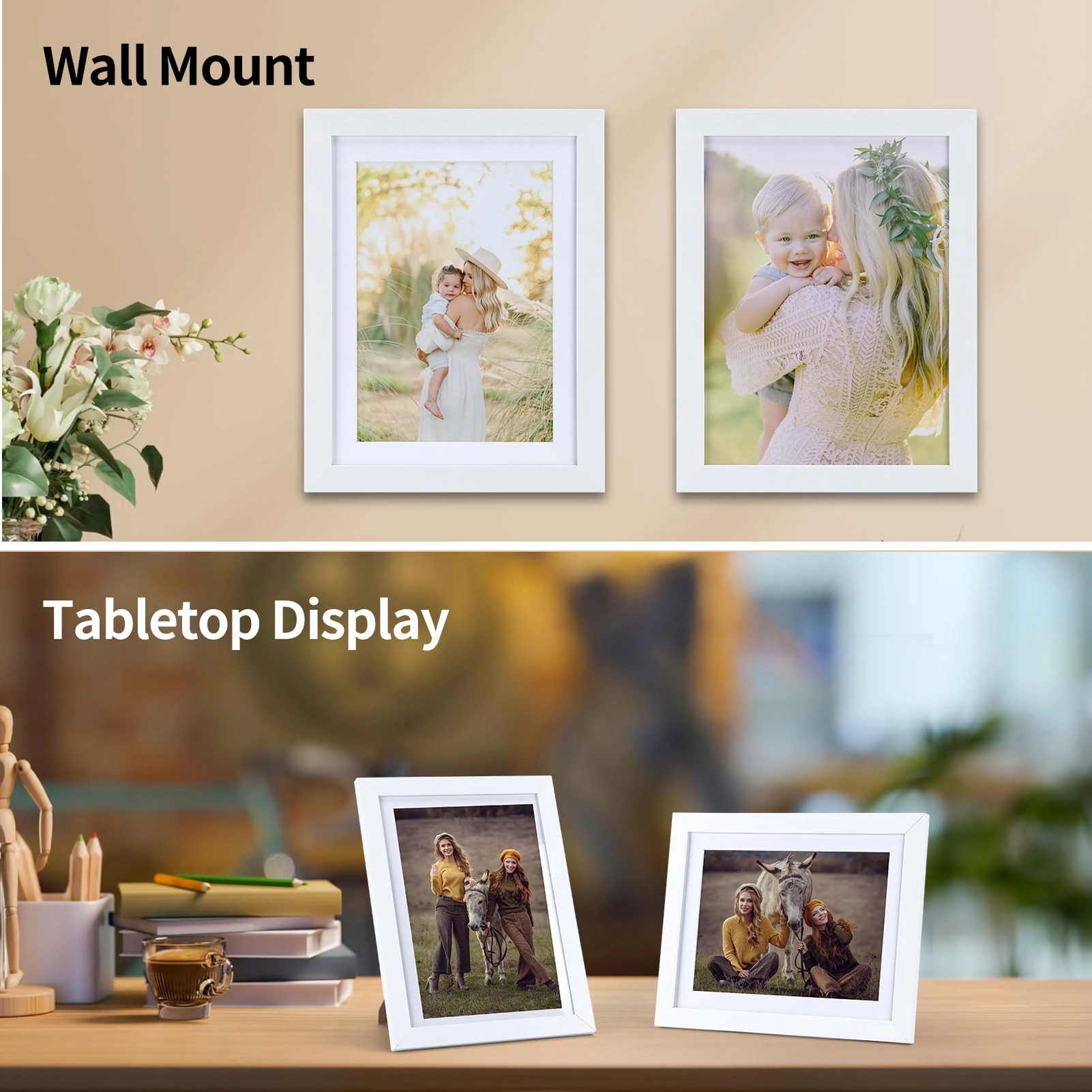 Photo Frames - 4x6/5x7 Pack