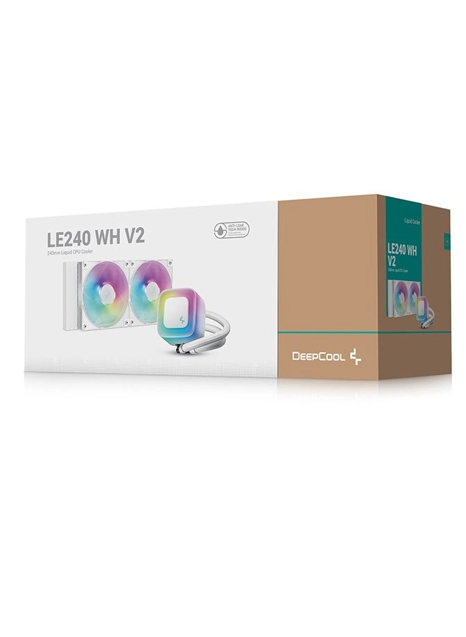 LE240 WH V2 - Dual 120mm