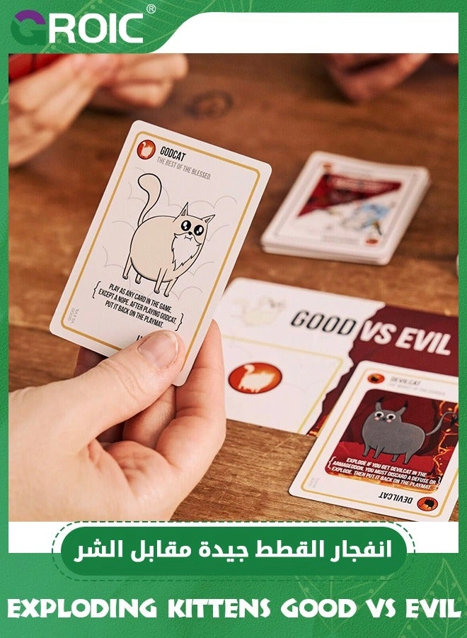 Exploding Kittens Good vs Evil - Card Game