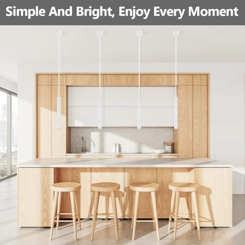 LED Cylinder Pendant Light - 200cm