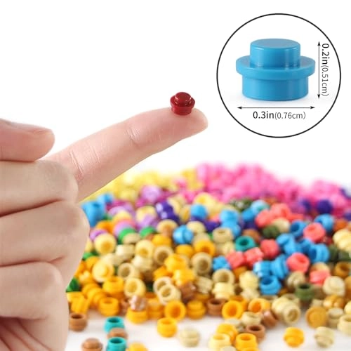 Round Plates 1X1 - 1000 pcs