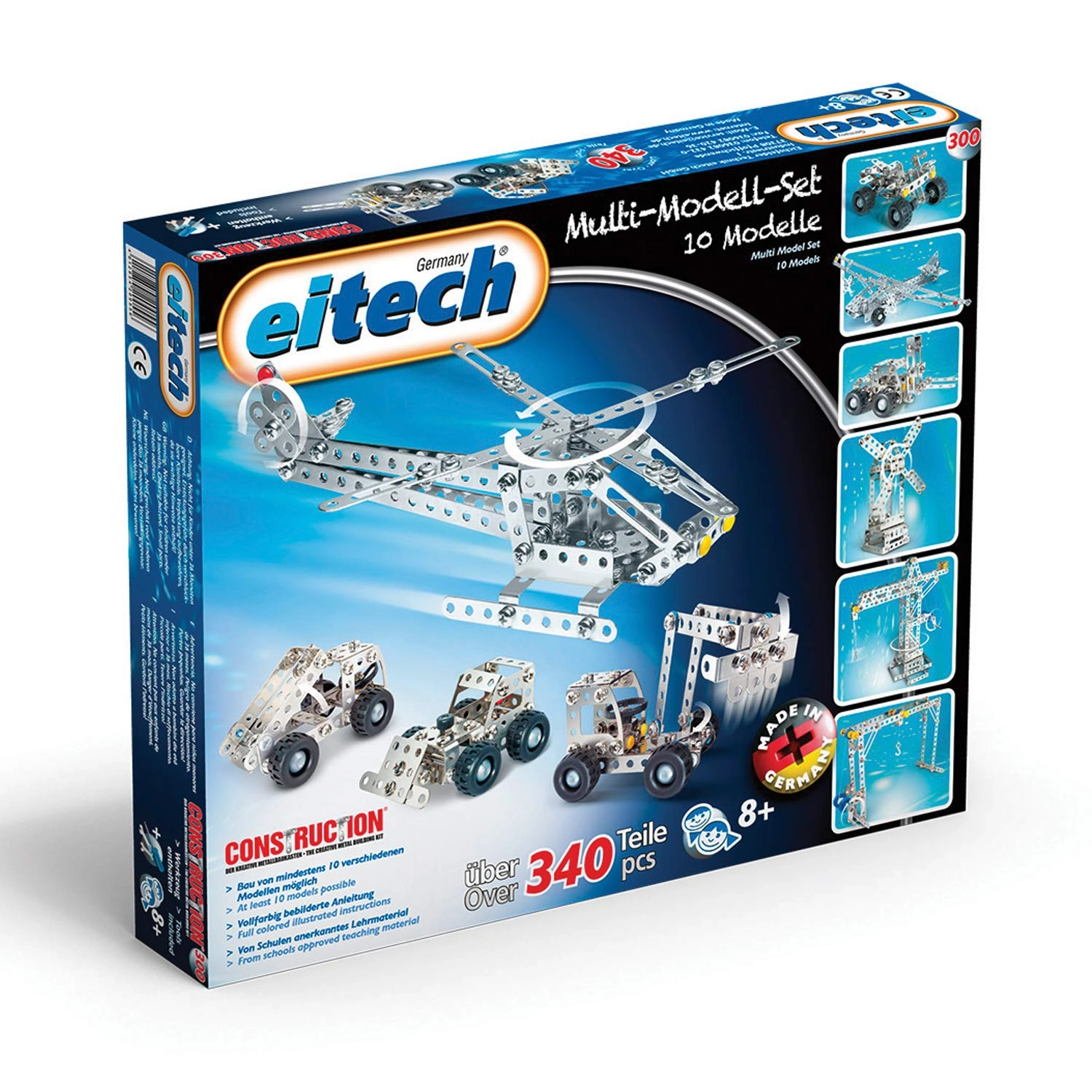 Eitech Construction C300 - 10 models 340 pcs for ages 8+
