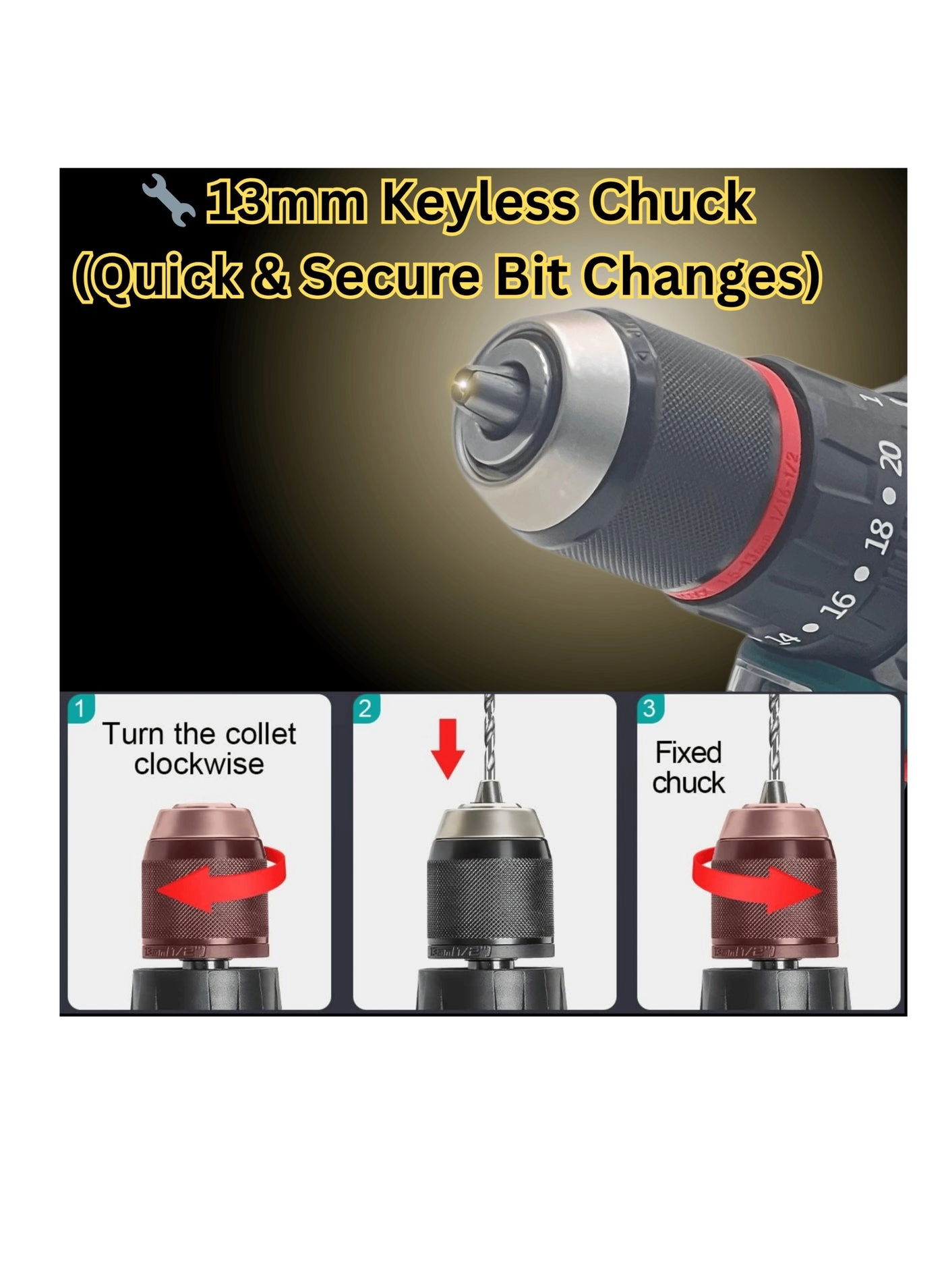 88VF Cordless Brushless Impact Drill