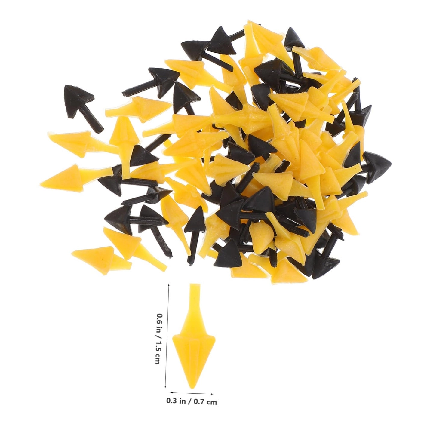 Plastic Duck Beak - 100Pcs