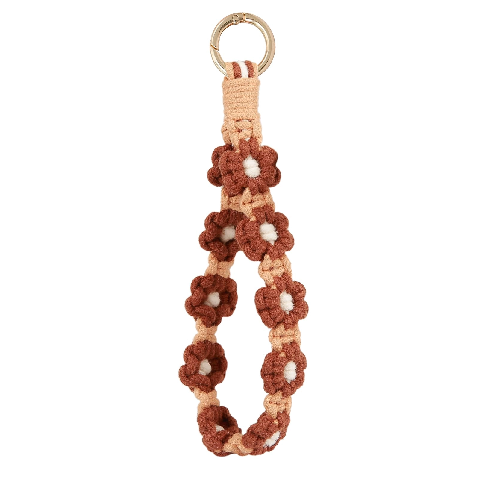 Boho Macrame Keychain - Car