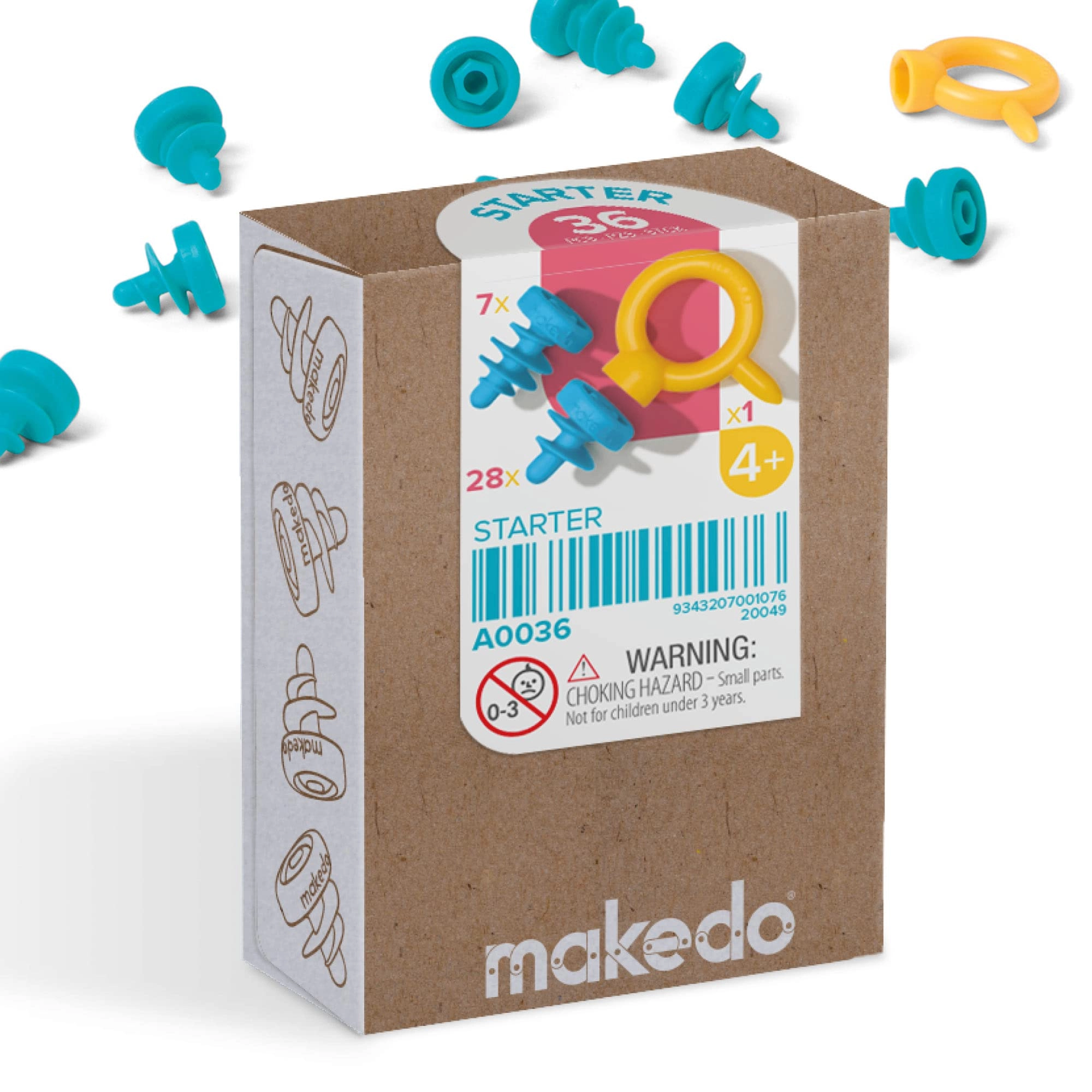 Makedo Starter 036 - 4+ 36 pieces