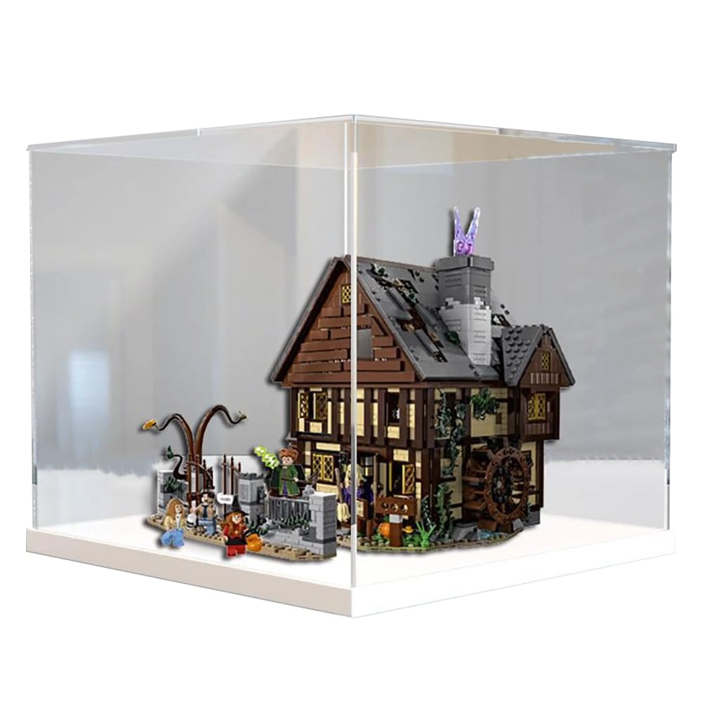 Shengor Lego 21341 Magic House Display Case - 35x30x35cm White
