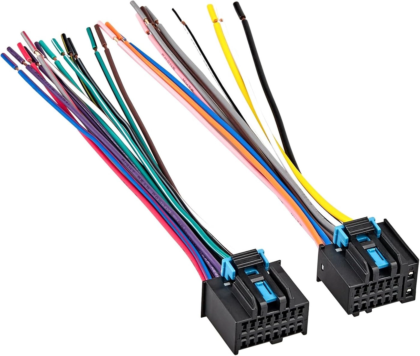 RED WOLF Factory Stock OE Radio Stereo Wire Harness Adapter - GM GMC Chevrolet Pontiac Buick