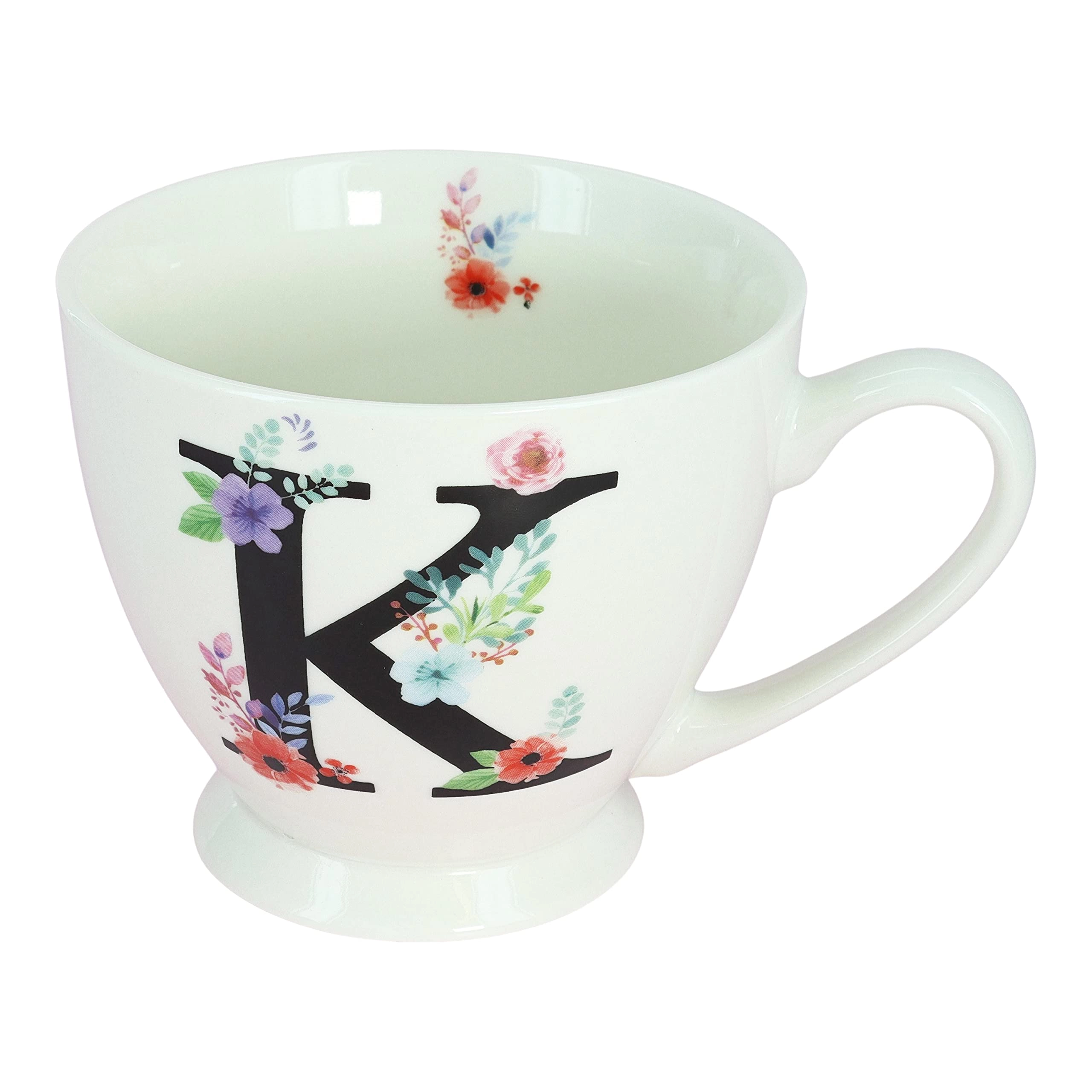 G Decor Ltd Blossom Monogram Mug - 1 pcs Alphabet - 450 ml