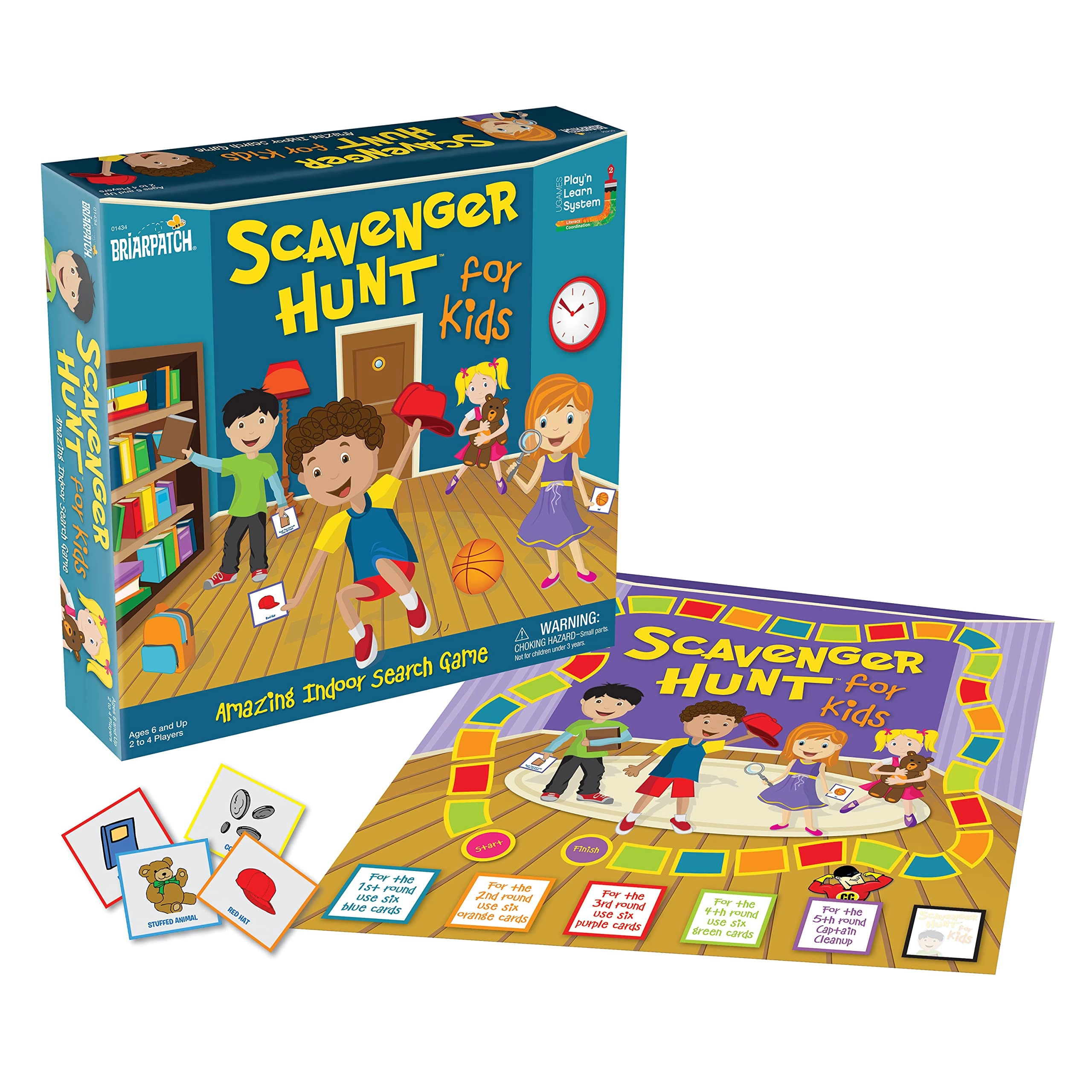 University Games Travel Scavenger Hunt - Card Game for Kids