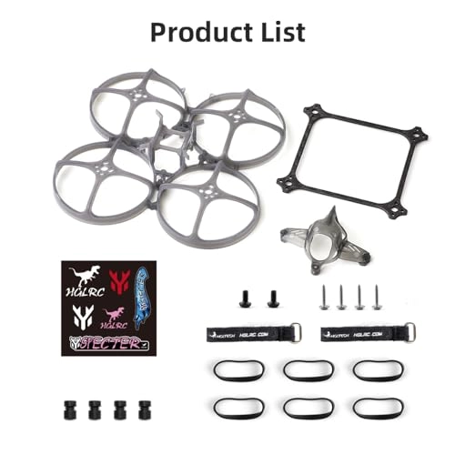 Petrel 85Whoop - Ultra-lightweight Indoor Frame, Transparent Gray