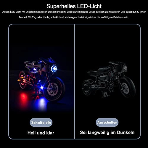 42155-Batman Batcycle - LED Light Set Battery Powered