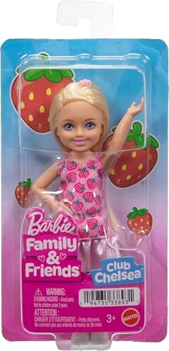 Chelsea Doll - 6 Inch Blonde Hair Strawberry Design Ages 3+