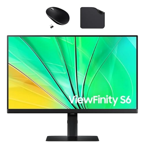 LS24D606EAMXUE - 24 Inches 2560x1440 + Wireless Mouse + Mouse Pad