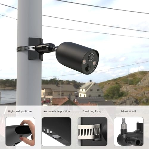 Silicone Case + Mast Mount - TP-Link Tapo C425 Silicone