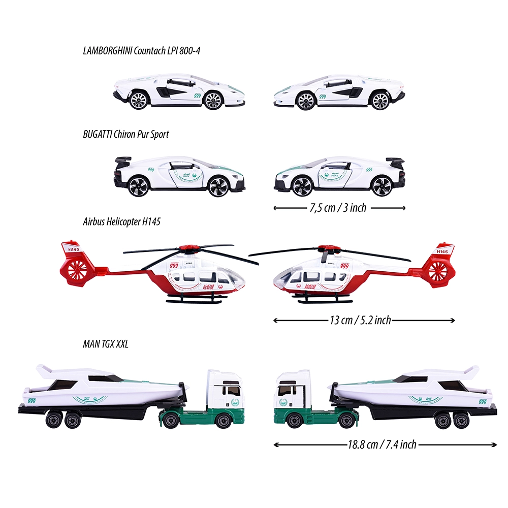 Dubai Police Car - 5pcs Giftpack