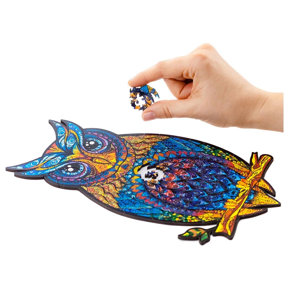Charming Owl Wooden Puzzle (4107390-OWL_S) - 101 pcs