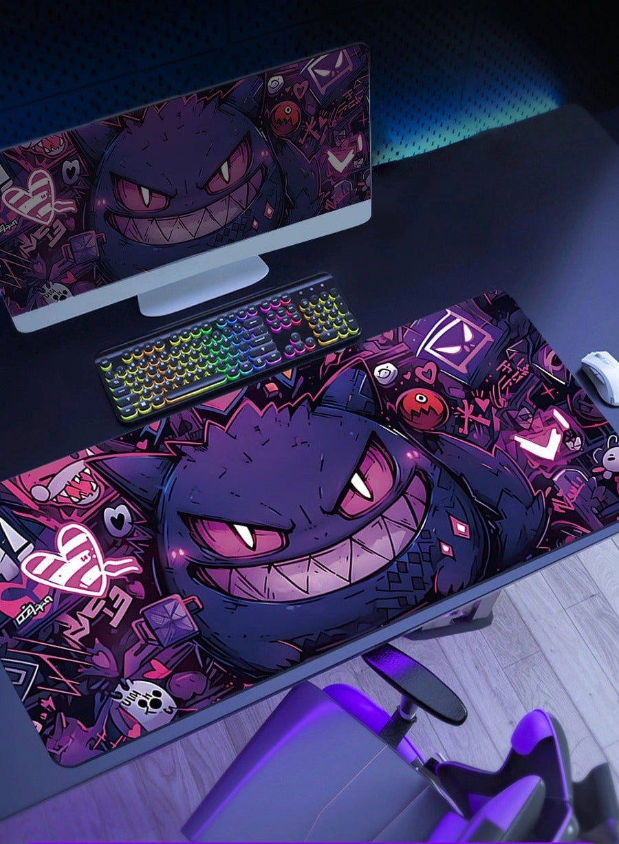 Anime Large Rubber Gaming Mouse Pad - 80x30 cm