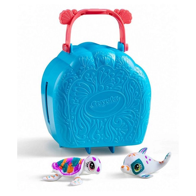 Scribble Scrubbie Pets - 6 washable markers 1 scrub brush