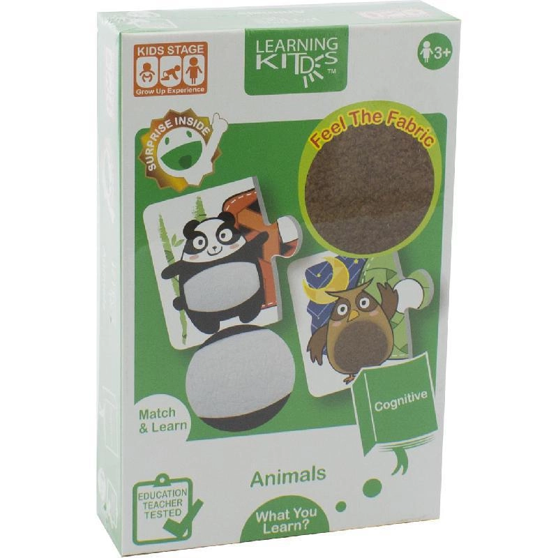 Learning KiDS Match & Learn Animals - 3 Years and Above 12 Pieces