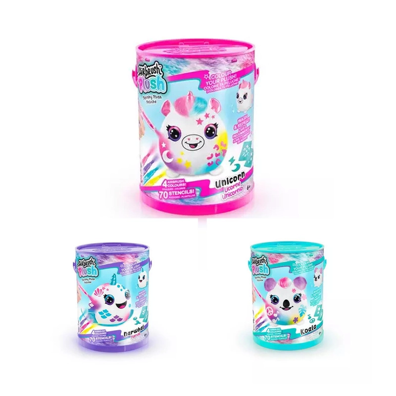 Canal Toys Airbrush Plush - Squish Pals Paint Can - Suitable for 6 years & above