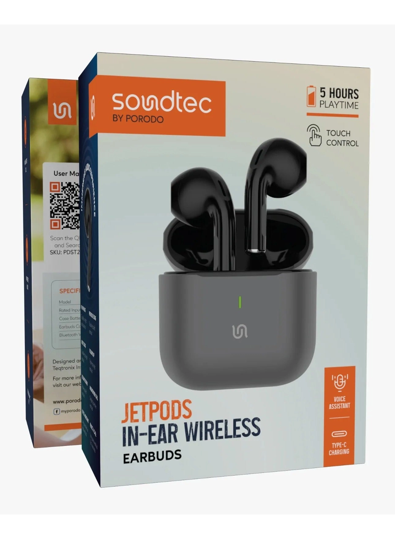 Soundtec Jetpods Wireless Earbud