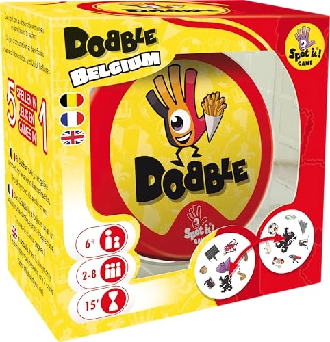 Dobble Belgium - Card Game (Dutch, English, French)