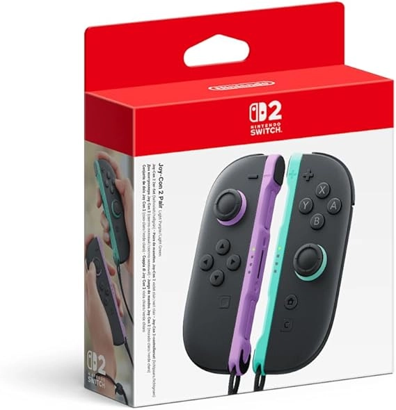NINTENTO Switch 2 JoyCcon controller - L.Purple/L.Green (L/R)