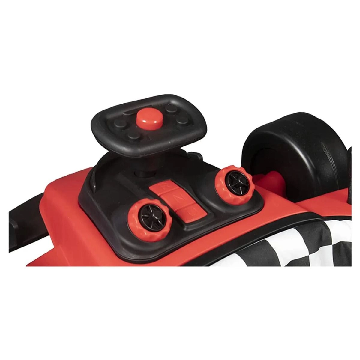 Ryan 4 In 1 Safety Baby Car Walker - Black Music and Lights