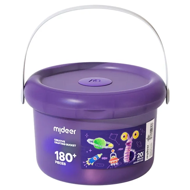 MIDEER DIY Craft Bucket Space Adventure - 3+ years 180 pcs