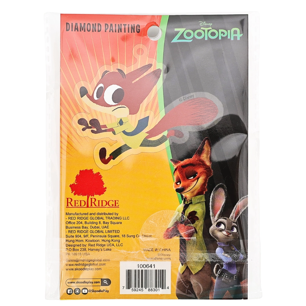 Zootopia Diamond Painting Keychain Kit - Nick Wilde