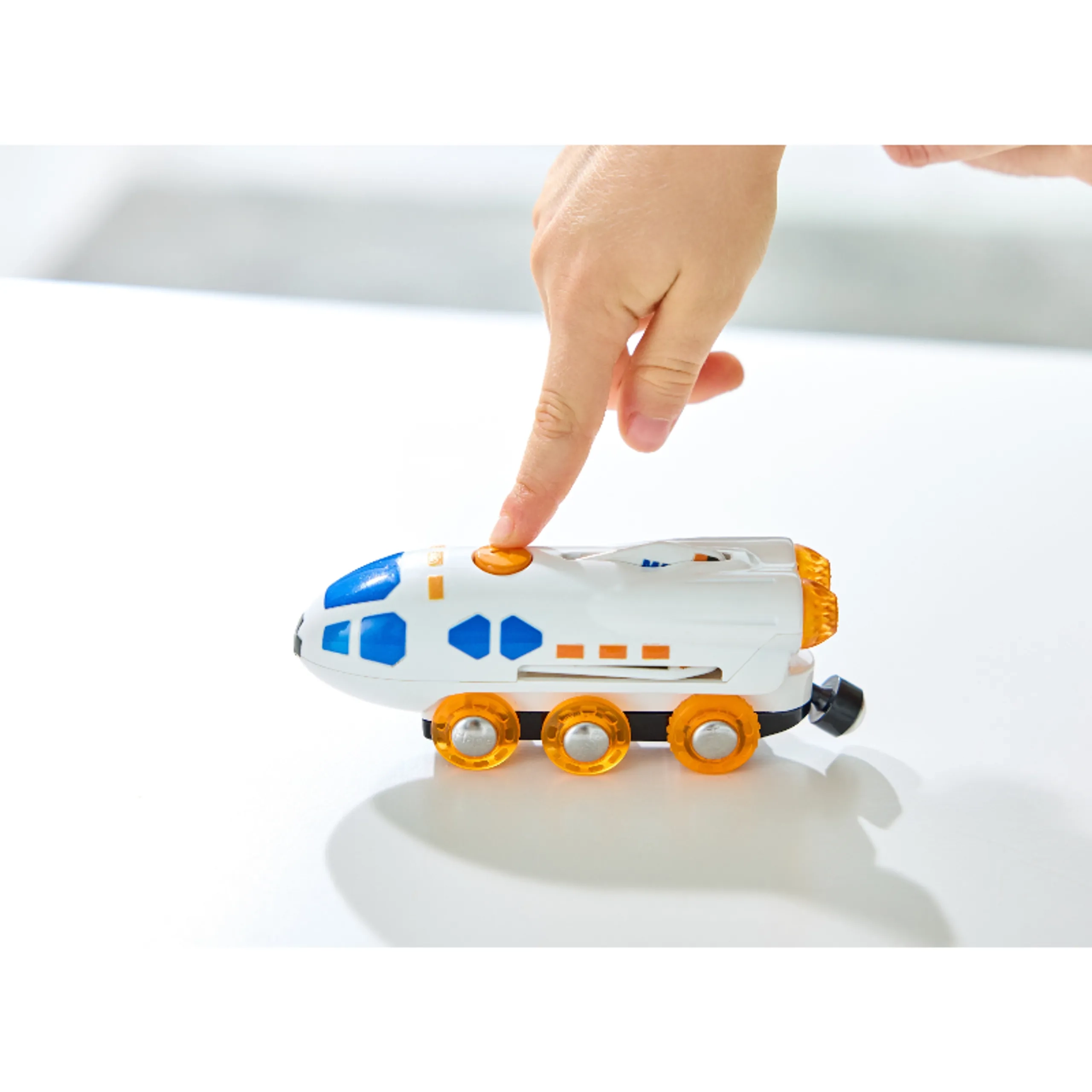 2-In-1 Space Shuttle Plane And Train Toy