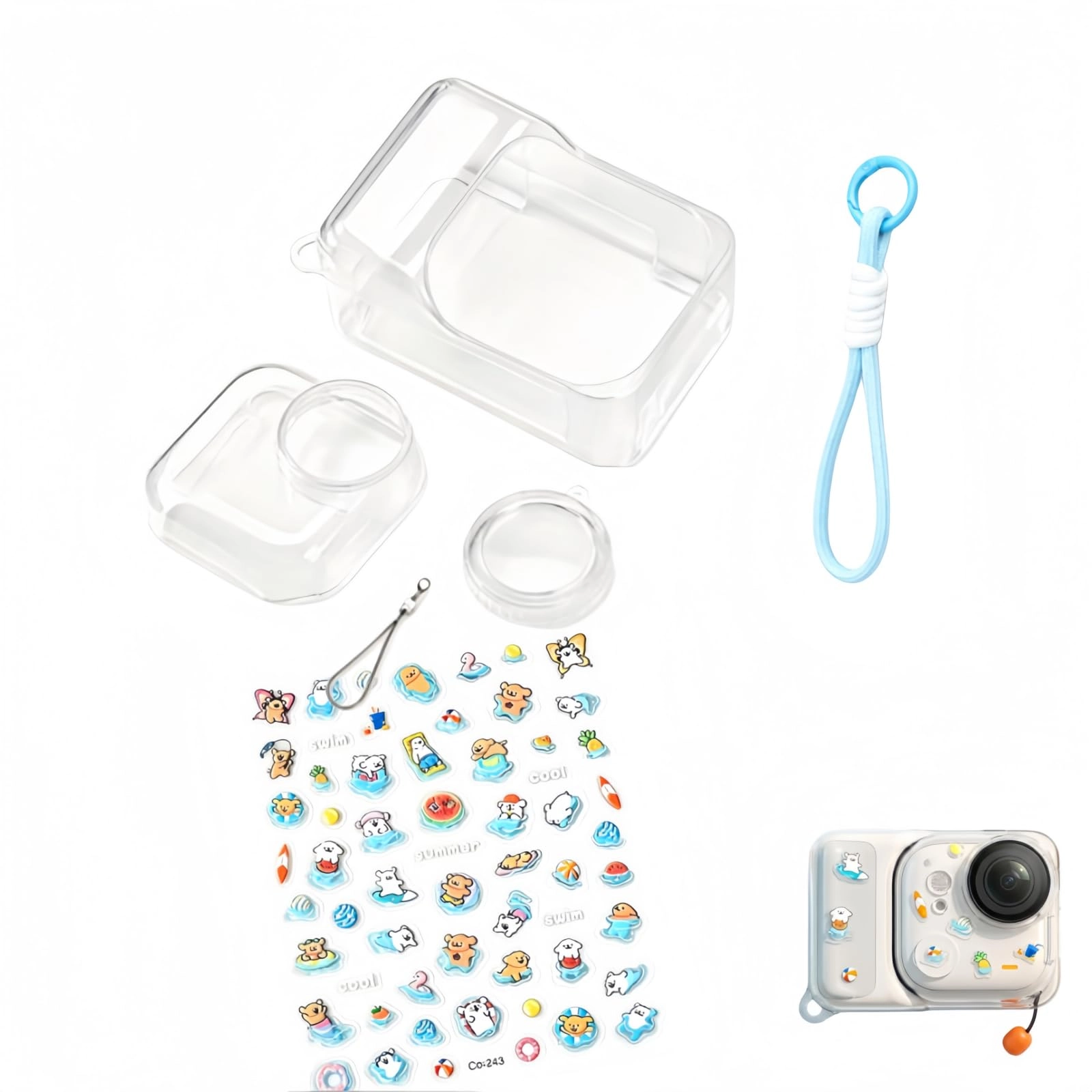 Tuvzylory Protective Case Kit - Insta360 Go Ultra Flexible