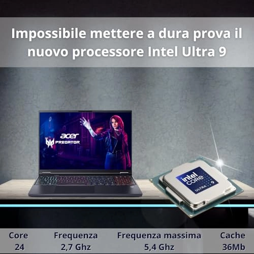 Predator Helios Neo 16 - 16'' Core Ultra 9 275HX 32GB DDR5 1TB SSD